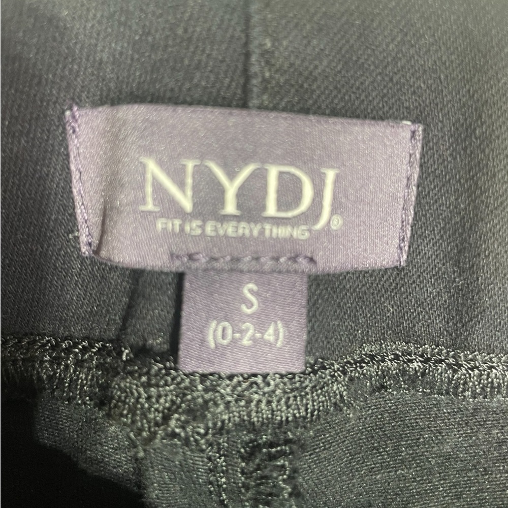 NYDJ pull on black denim pants‎ woman’s size S nwot - Picture 5 of 12